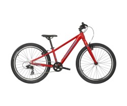 Lasten polkupyörä Kross Level Jr 1.0 Red/Aquamarine 24