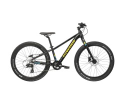 Lasten polkupyörä Kross Level Jr 2.0 Disc Black/Yellow 24