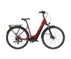 Elcykel hybrid Kross Trans Hybrid LS 3.0 Uni Rubin/Silver