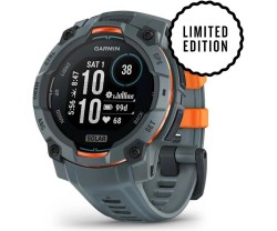 Träningsklocka Garmin Instinct 3 Solar 45mm Grey/Orange