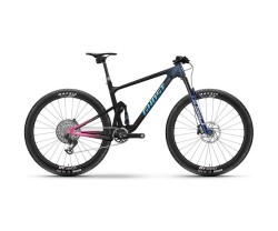 Heldämpad MTB Ghost Lector FS World Cup Carbon/Candy Pink/Sid Blue Glossy