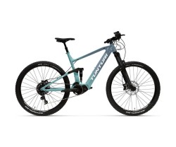 El MTB Tunturi e290 Full EP8 Dark Blue/Turquoise/White