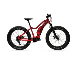 Fatbike El Tunturi eMax Burgundy Red
