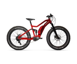 Fatbike El Tunturi eMax Full Burgundy Red
