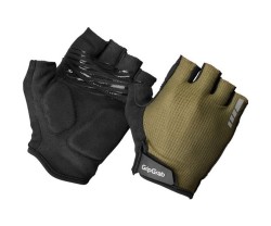 GripGrab EXPLR Pehmustetut lyhytsormiset kesäpyöräilyhanskat Olive Green