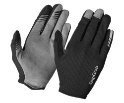GripGrab PACR InsideGrip™ Pitkäsormiset kesäpyöräilyhanskat Black