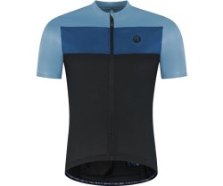 Cykeltröja Rogelli Core Block Jersey SS Men Black/Blue/Dark Blue