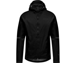 Cykeljacka GOREWEAR Lupra GORE-TEX 2.0 Hooded Jacket Mens Black