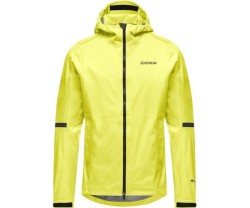 Cykeljacka GOREWEAR Lupra GORE-TEX 2.0 Hooded Jacket Mens Lime Yellow