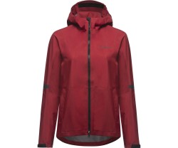 Cykeljacka GOREWEAR Lupra GORE-TEX 2.0 Hooded Jacket Womens Utility Red