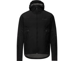 Cykeljacka GOREWEAR Fernflow Hooded Windbreaker Mens Black