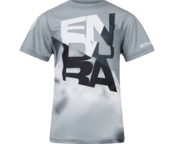 Cykeltröja Endura Barn SingleTrack Core Tee Dreich Grey