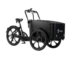 Lådcykel Cargobike DeLight Svart