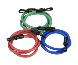 Powerband & Mini Band Gorilla Sports Gummiband Justerbara - Tre Färger multi