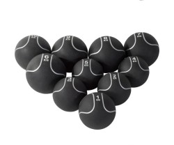 Medicinbollar Gorilla Sports Medicinboll 1 black/silver