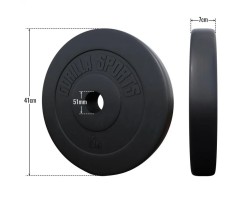 Viktskivor Järn Gorilla Sports Viktskivor Basic 51Mm Cement 5 black
