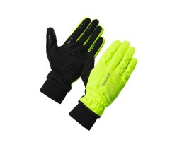 Cykelhandskar Gripgrab Ride II Windproof Winter yellow hi-vis
