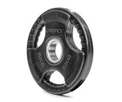 Painolevyt Gummerade Gymstick Rubber Weight Plate 15 black