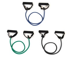 Kraftmark Gummiband Med Handtag Exertube black 20 lbs