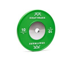 Kraftmark Internationella Viktskivor 50mm Competition Bumpers yellow 15 kg