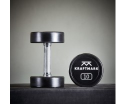 Kraftmark Runda Hantlar PU black 325 kg