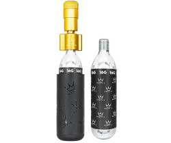 Kolsyrepump Peaty's Holeshot CO2 Tyre Inflator Kit 2 x 16g Guld