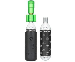 Kolsyrepump Peaty's Holeshot CO2 Tyre Inflator Kit 2 x 16g Grön