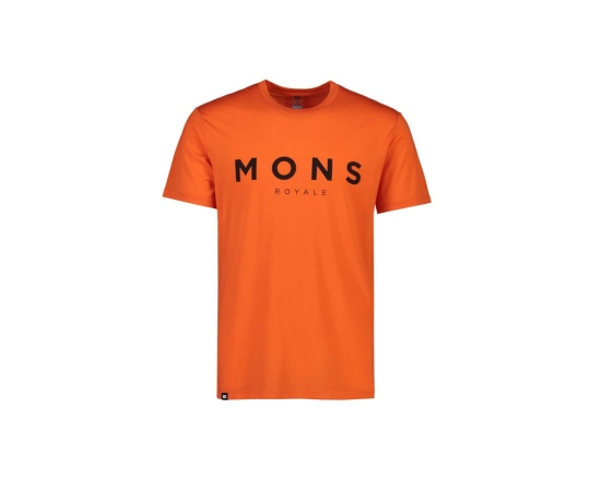 Tröja Mons Royal Wool Mens Icon T-Shirt Orange