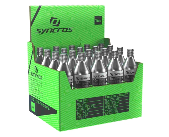 Kolsyrepatron Syncros Co2 16 gram gängad 1-styck