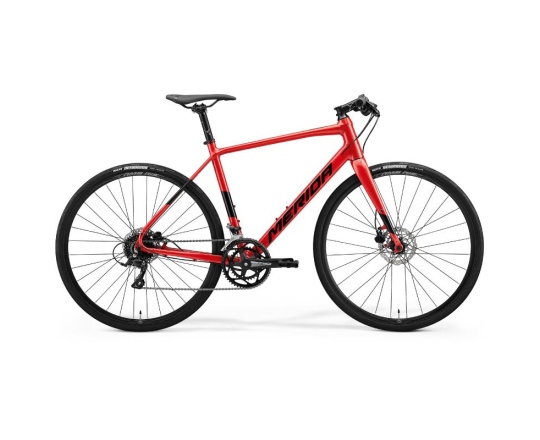 Hybridcykel Merida SPEEDER 200 röd/svart