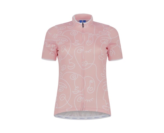 Paita Rogelli SS Faces Naisten pink