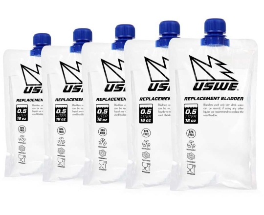Vätskebehållare USWE Refill 0.5 l transparent 5-pack