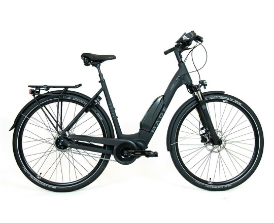 Elcykel Dam Made Linum Svart