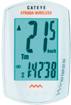 CYKELDATOR CAT-EYE "STRADA CC-RD300W" (TRÅDLÖS - 8 FUNKTIONER) VIT