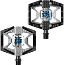 Cykelpedaler Crankbrothers Double Shot svart/grå/blå inkl. pedalklossar