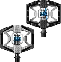 Cykelpedaler Crankbrothers Double Shot svart/grå/blå inkl. pedalklossar