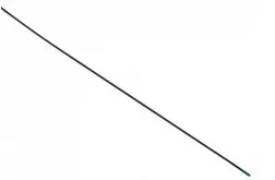 Eker DT Swiss Competition RACE Straightpull Rund 2/1.6 mm 298 mm svart styck