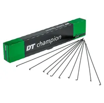 Pinna DT Swiss Champion J-Bend Pyöreä 2/2mm 184mm musta /kpl