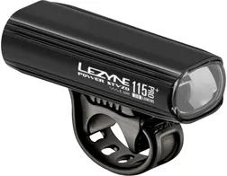 Framlampa Lezyne Power Pro 115+ LED Uppladdningsbara batteri via USB Svart