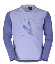 Cykeltröja Scott Barn Trail Flow 20 DRI LS moon blue/dream blue