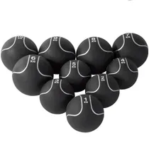 Medicinbollar Gorilla Sports Medicinboll 1 black/silver