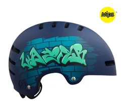 Cykelhjälm Lazer One+ MIPS blå grafitti