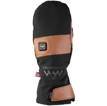 Handskar Heat Experience Heated Outdoor Mittens Svart/Brun