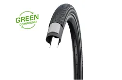 Rengas Schwalbe Road Cruiser Green K-Guard 14x1 3/8 (37-288) black