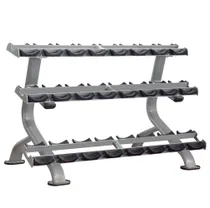Förvaring Hantlar Impulse Dumbbell Rack 3 Layer Hantlar silver