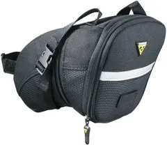 Sadelväska Topeak Aero Wedge Strap large 1.48-1.97 l svart