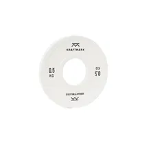 Kraftmark Internationella Viktskivor 50mm Change Plates white 5 kg