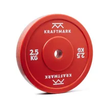 Kraftmark International Painolevyt 50mm Olympic technique white 25 kg
