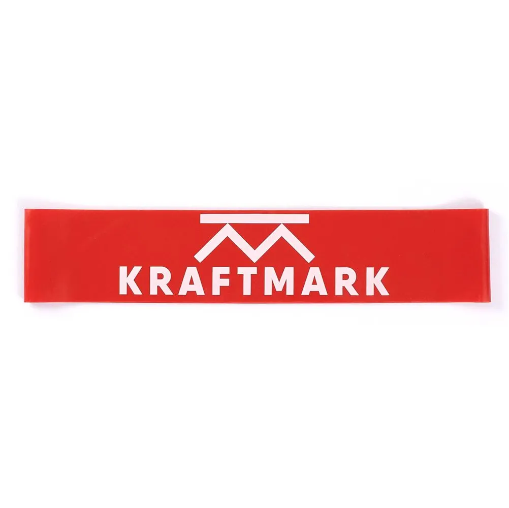 Powerband Kraftmark Mini Loopband Medium Röd - Träningsband - Hemmagym ...