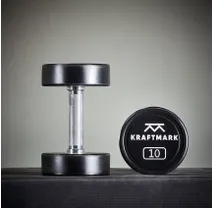 Kraftmark Runda Hantlar PU black 20 kg
